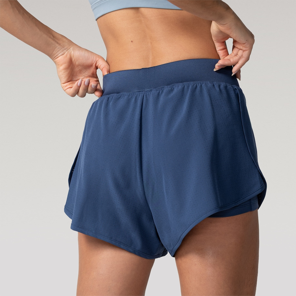 Imagem 3 do produto Short Feminino Oxer Duplo Laser Cut com Bermuda Interna