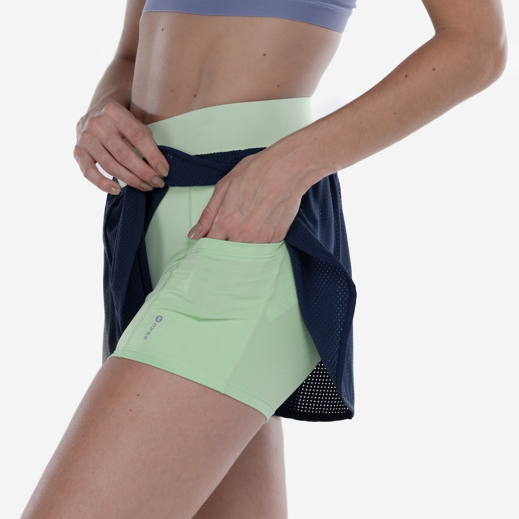 Imagem 4 do produto Short Feminino Oxer Duplo Laser Cut com Bermuda Interna