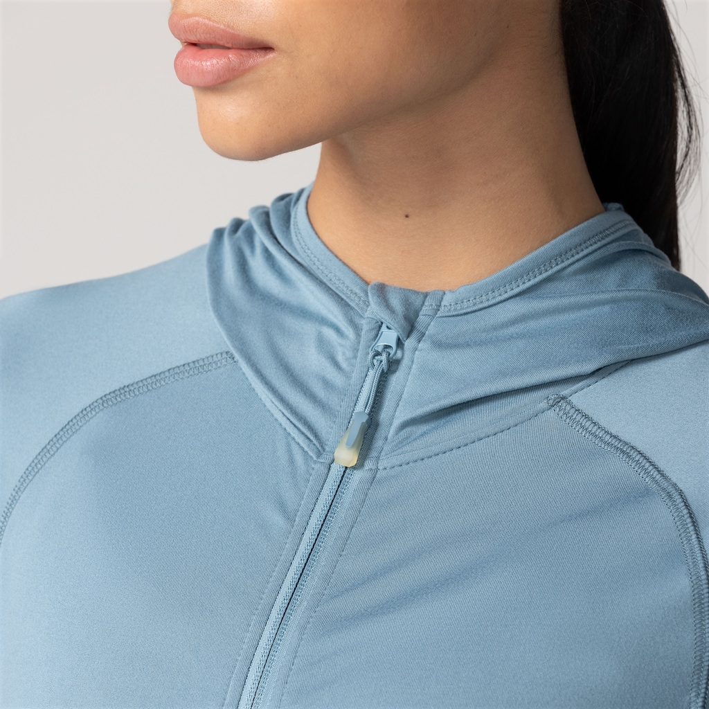 Imagem 5 do produto Jaqueta Oxer com Capuz Jogging com Bolso Seguro -Feminina