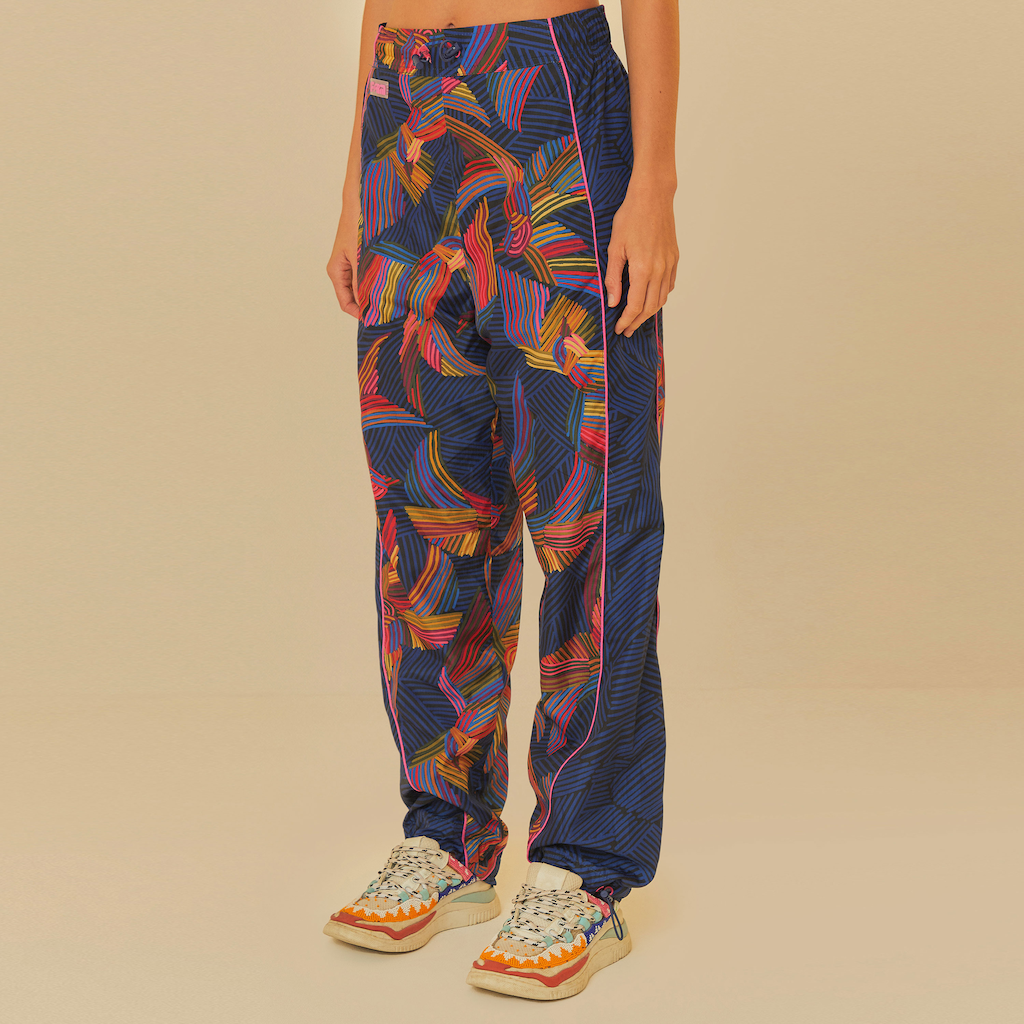Imagem 1 do produto Calça Jogger Feminina Farm Andorinha Listrada Bex