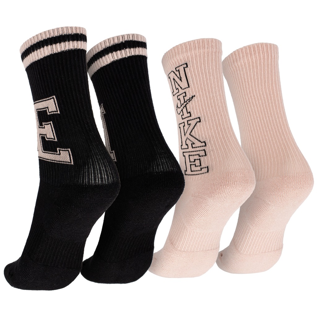 Imagem 2 do produto Kit de Meia Nike Cano Alto Everyday Plus Cushioned - Adulto - 2 Pares