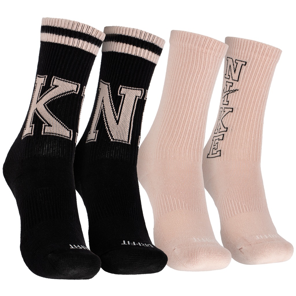 Imagem 1 do produto Kit de Meia Nike Cano Alto Everyday Plus Cushioned - Adulto - 2 Pares
