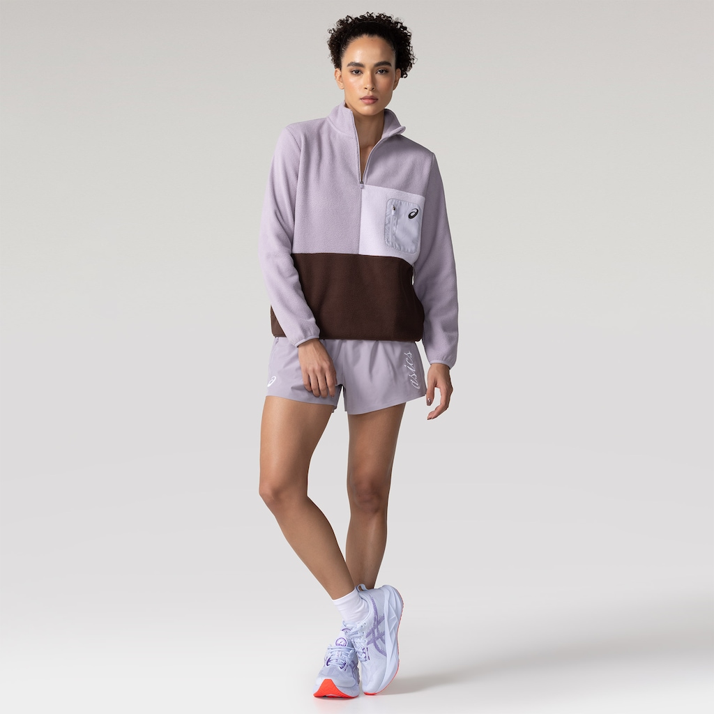 Imagem 3 do produto Blusão Feminino ASICS Meio Zíper Casual