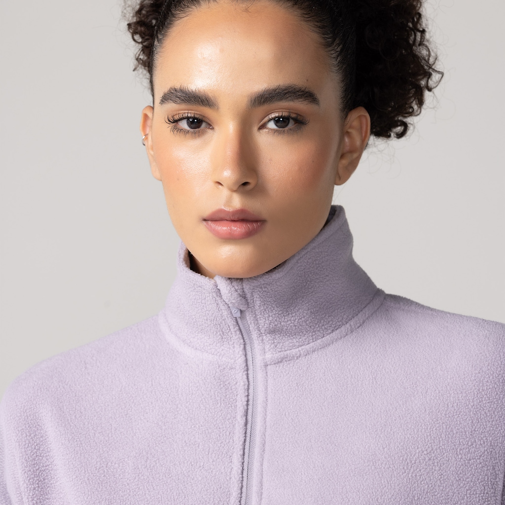 Imagem 4 do produto Blusão Feminino ASICS Meio Zíper Casual