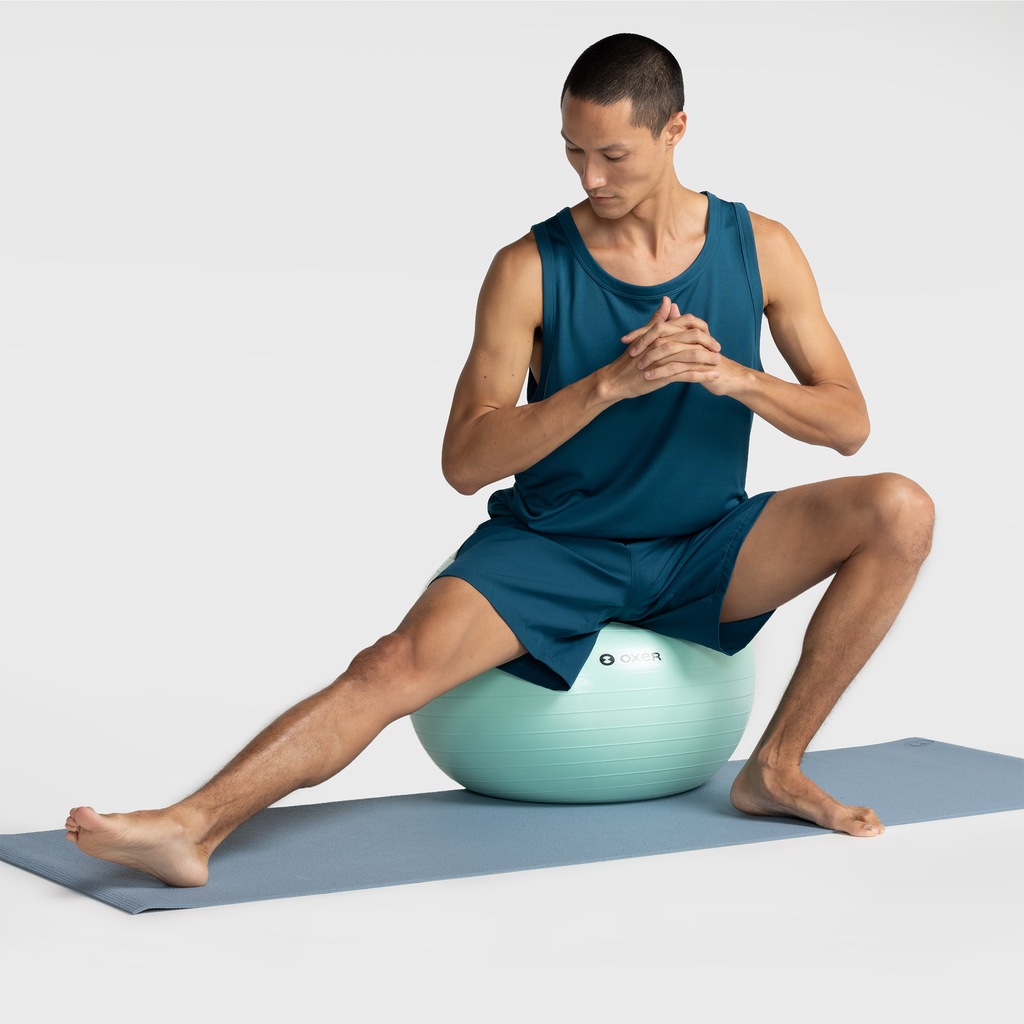 Imagem 1 do produto Bola de Pilates Oxer com Bomba de Enchimento Ginástica 55cm