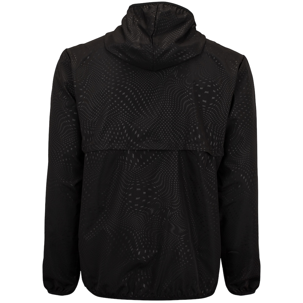 Imagem 2 do produto Jaqueta Corta-Vento Masculina Oxer com Capuz Tecido Plano Heat Embossed
