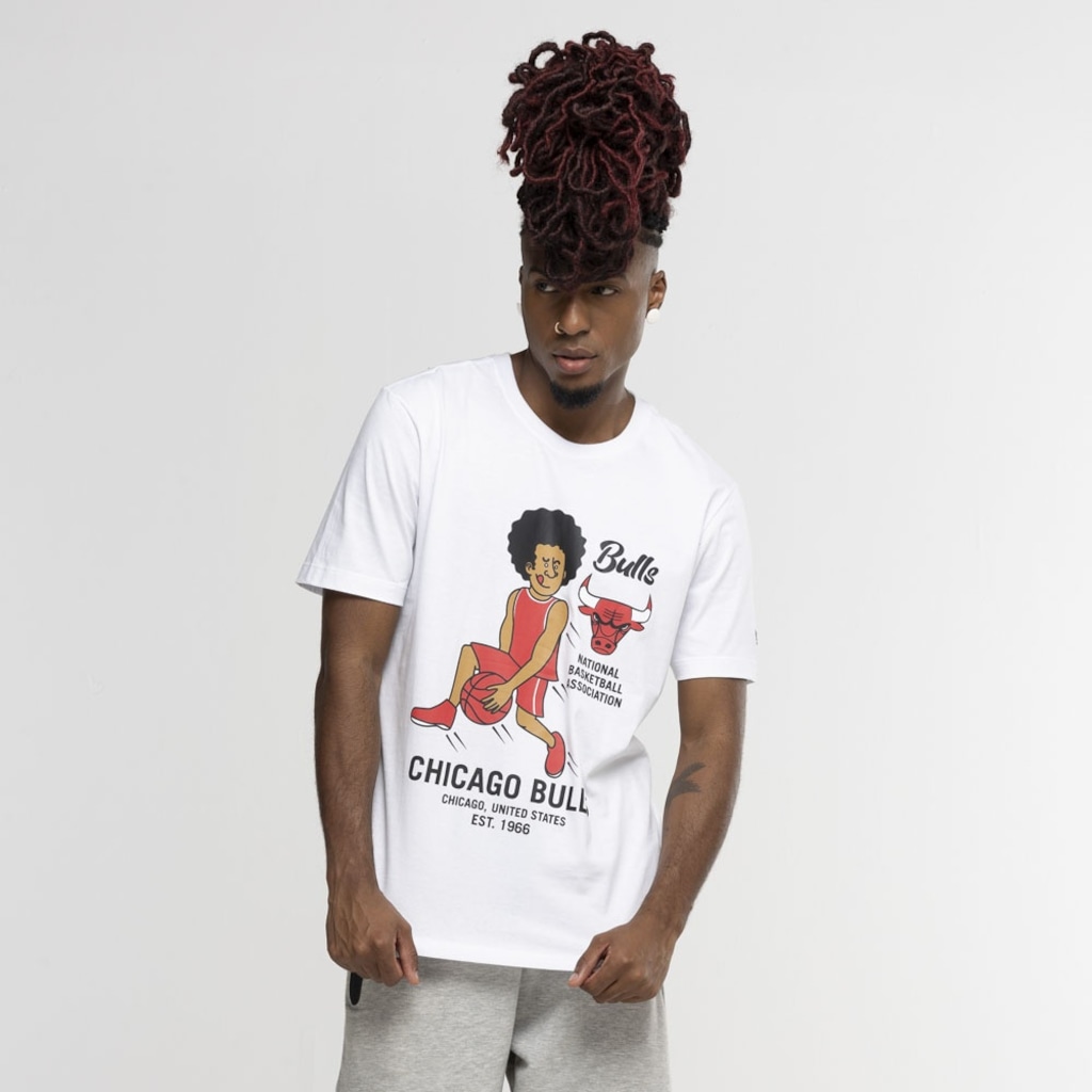 Imagem 2 do produto Camiseta do Chicago Bulls New Era NBA Building