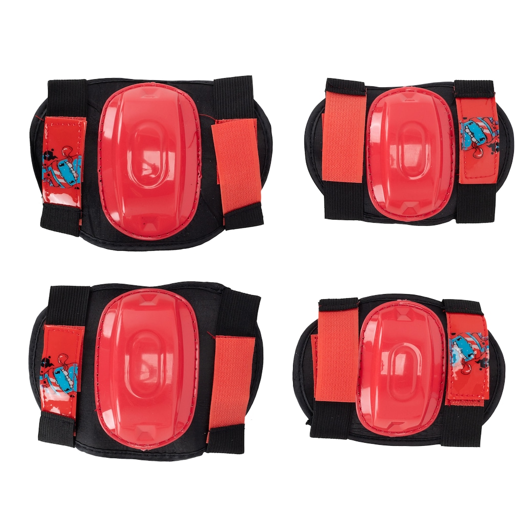 Imagem 3 do produto Skate Infantil Spin Monster com Kit Protetor Capacete + 1 Par de Cotoveleira + 1 Par de Joelheira