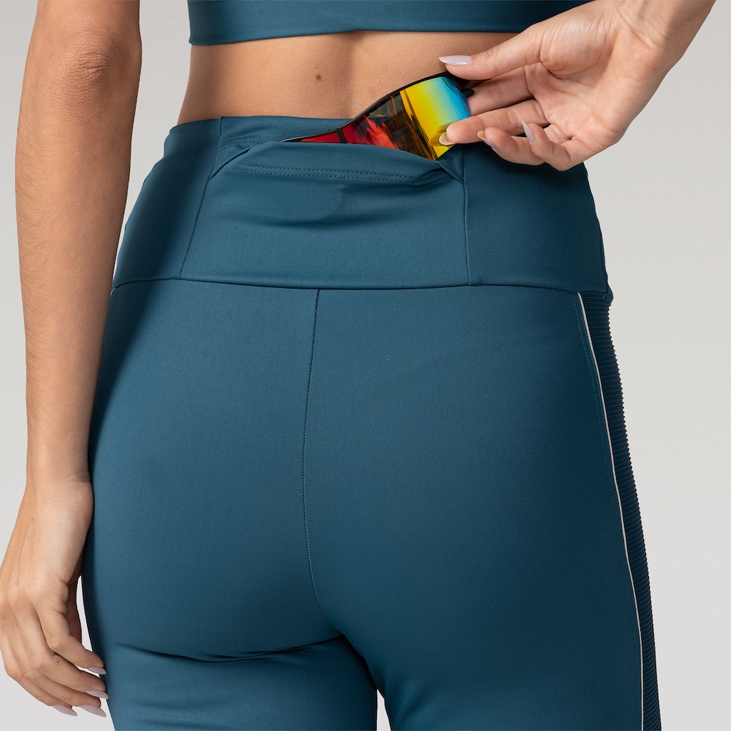 Imagem 4 do produto Calça Legging Feminina Oxer Textura New Média Compressão Cós Médio