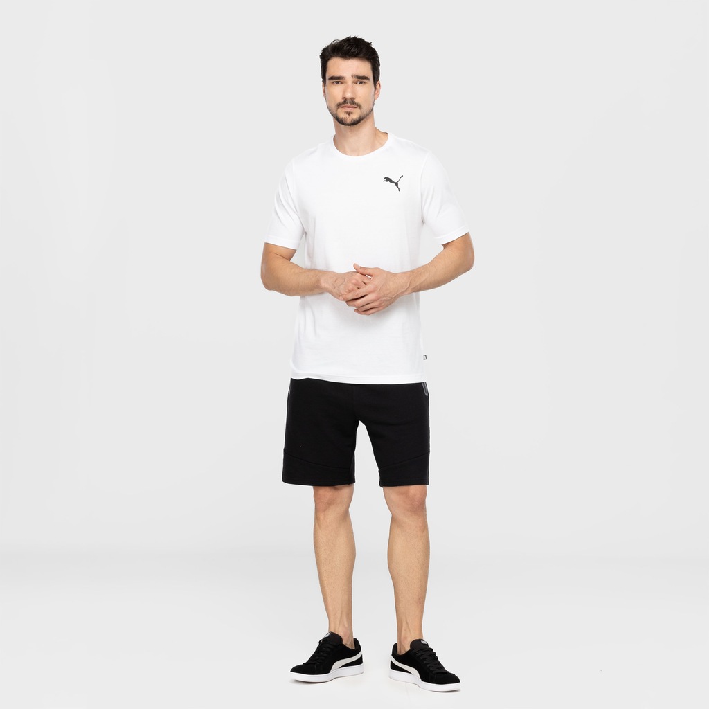 Imagem 3 do produto Camiseta Masculina Puma Manga Curta Essentials Small Cat Logo