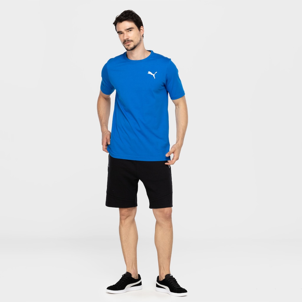 Imagem 3 do produto Camiseta Masculina Puma Manga Curta Essentials Small Cat Logo