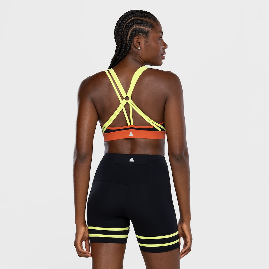 Imagem 2 do produto Top Fitness sem Bojo Lauf Baixa Sustentação Neon - Adulto