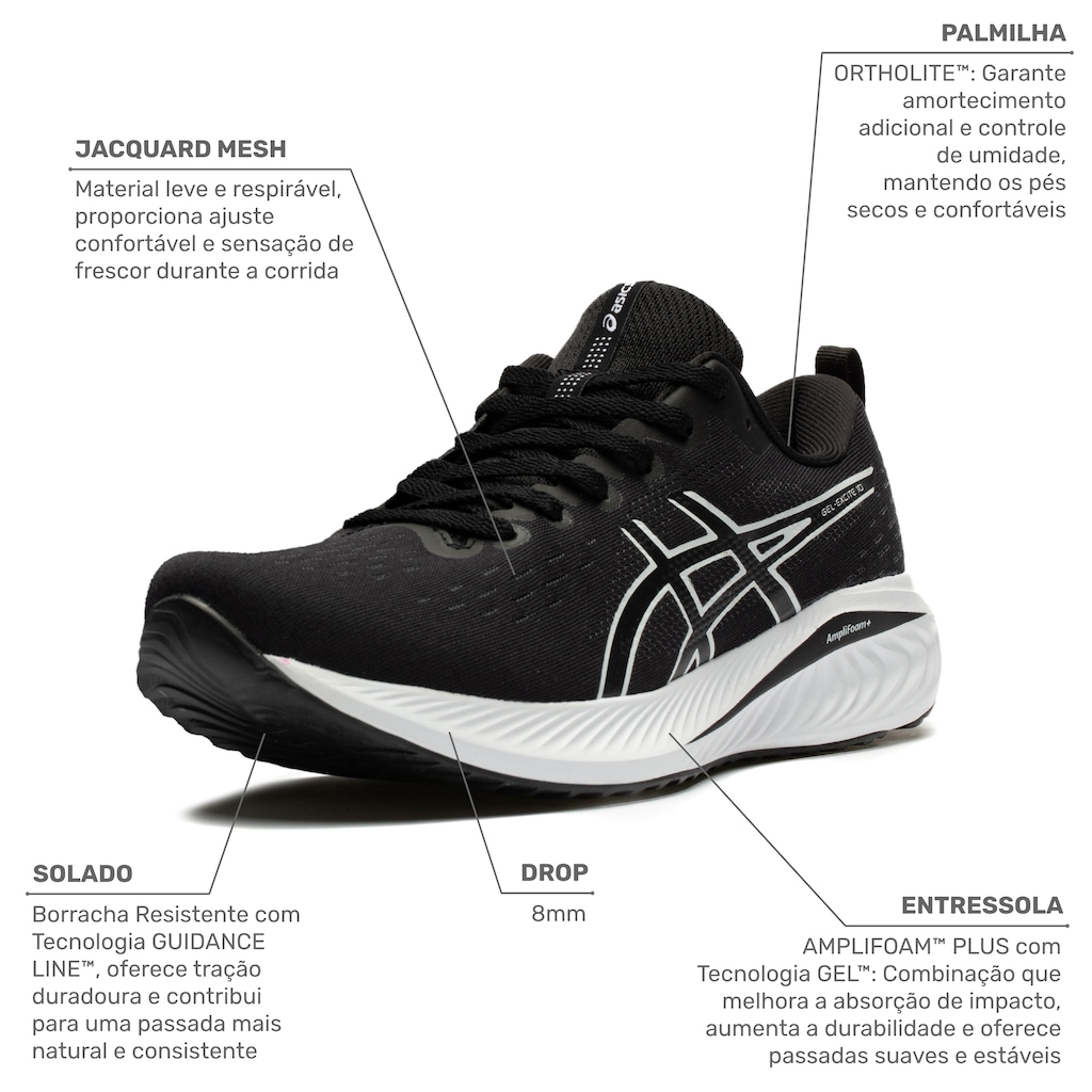 Imagem 2 do produto Tênis ASICS Gel-Excite 10 Masculino