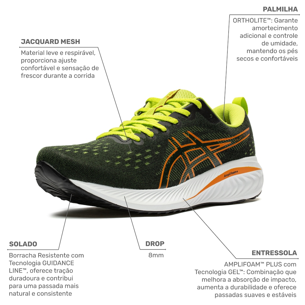 Imagem 2 do produto Tênis ASICS Gel-Excite 10 Masculino