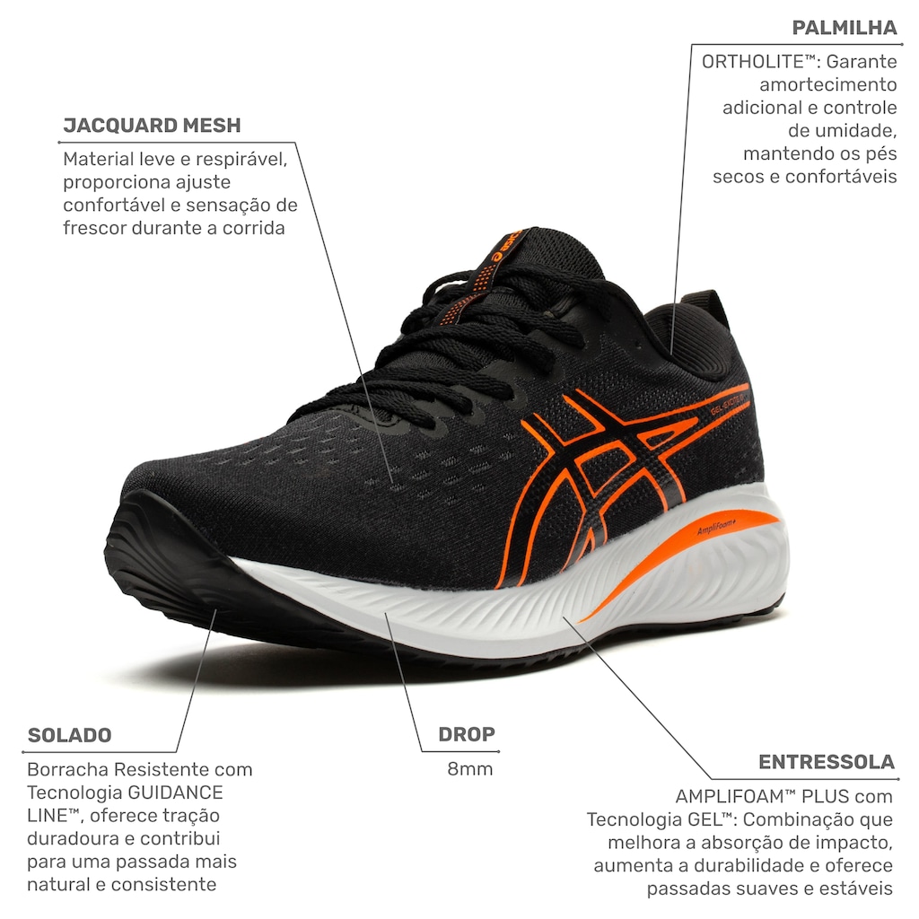 Imagem 2 do produto Tênis ASICS Gel-Excite 10 Masculino
