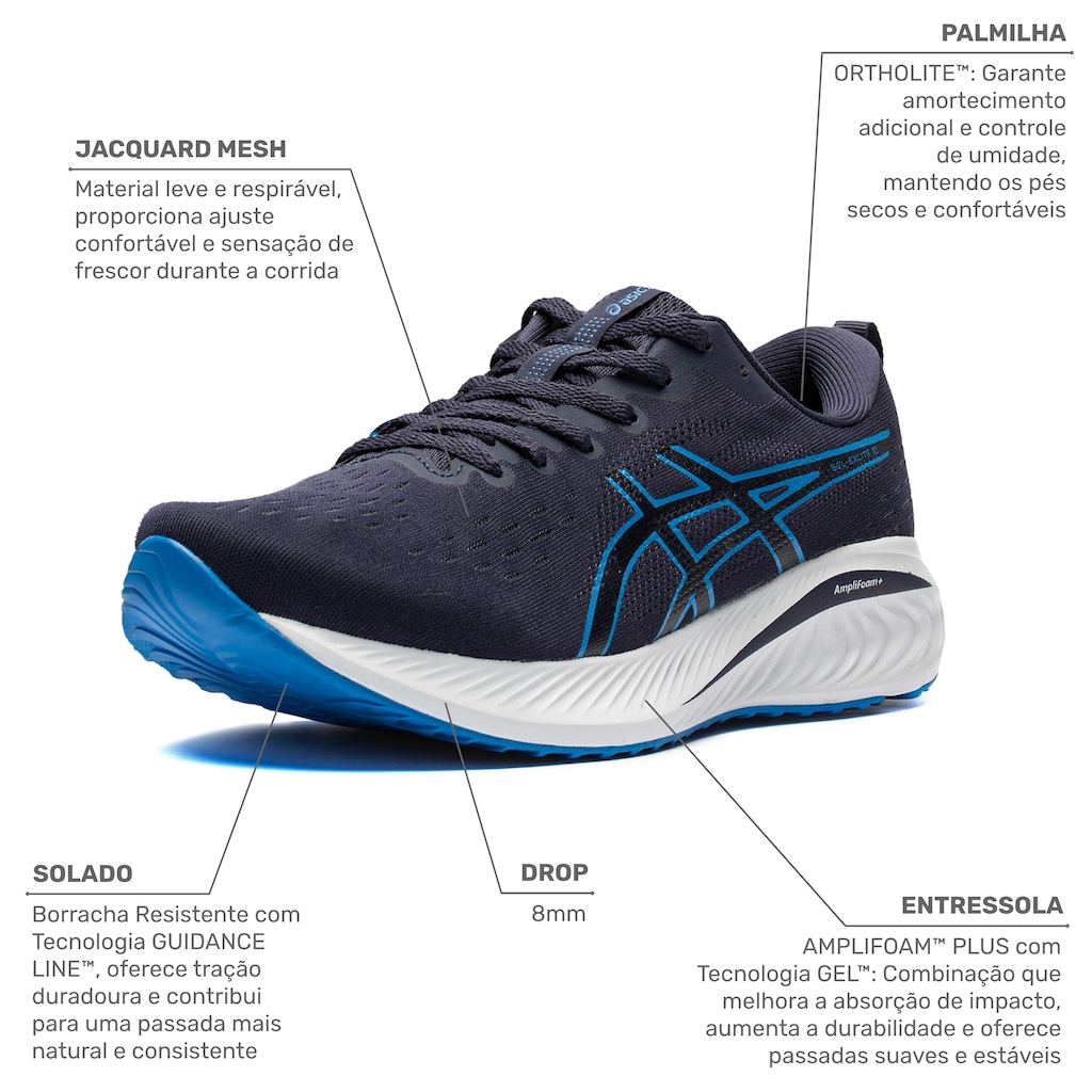 Imagem 2 do produto Tênis ASICS Gel-Excite 10 Masculino