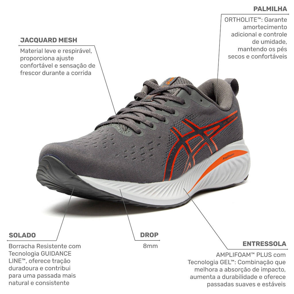 Imagem 2 do produto Tênis ASICS Gel-Excite 10 Masculino