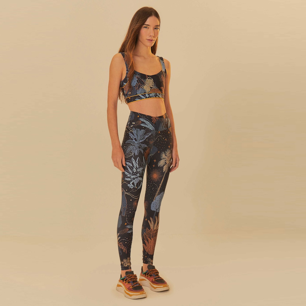 Imagem 3 do produto Top Fitness sem Bojo Farm Média Sustentação Vivos Floresta Estelar Adulto