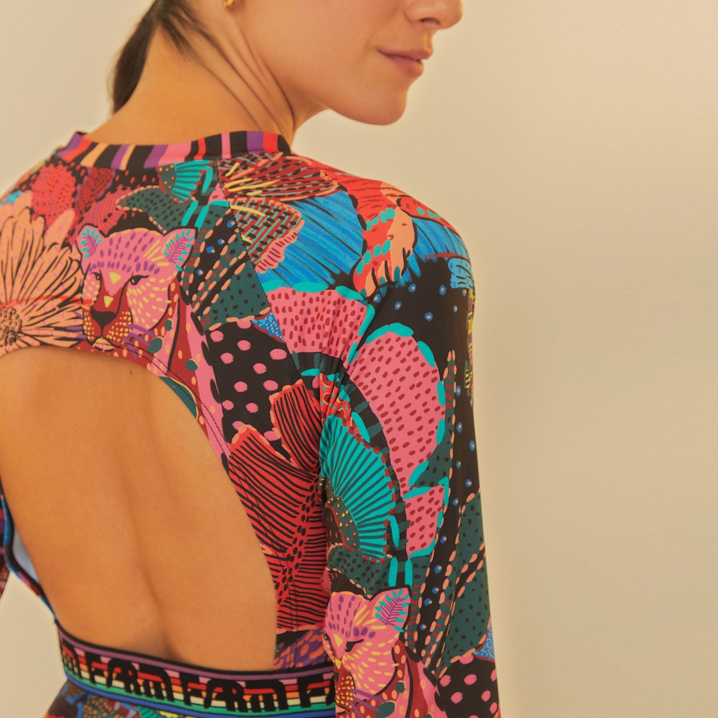 Imagem 3 do produto Blusa Cropped Feminina Farm Onça Cool
