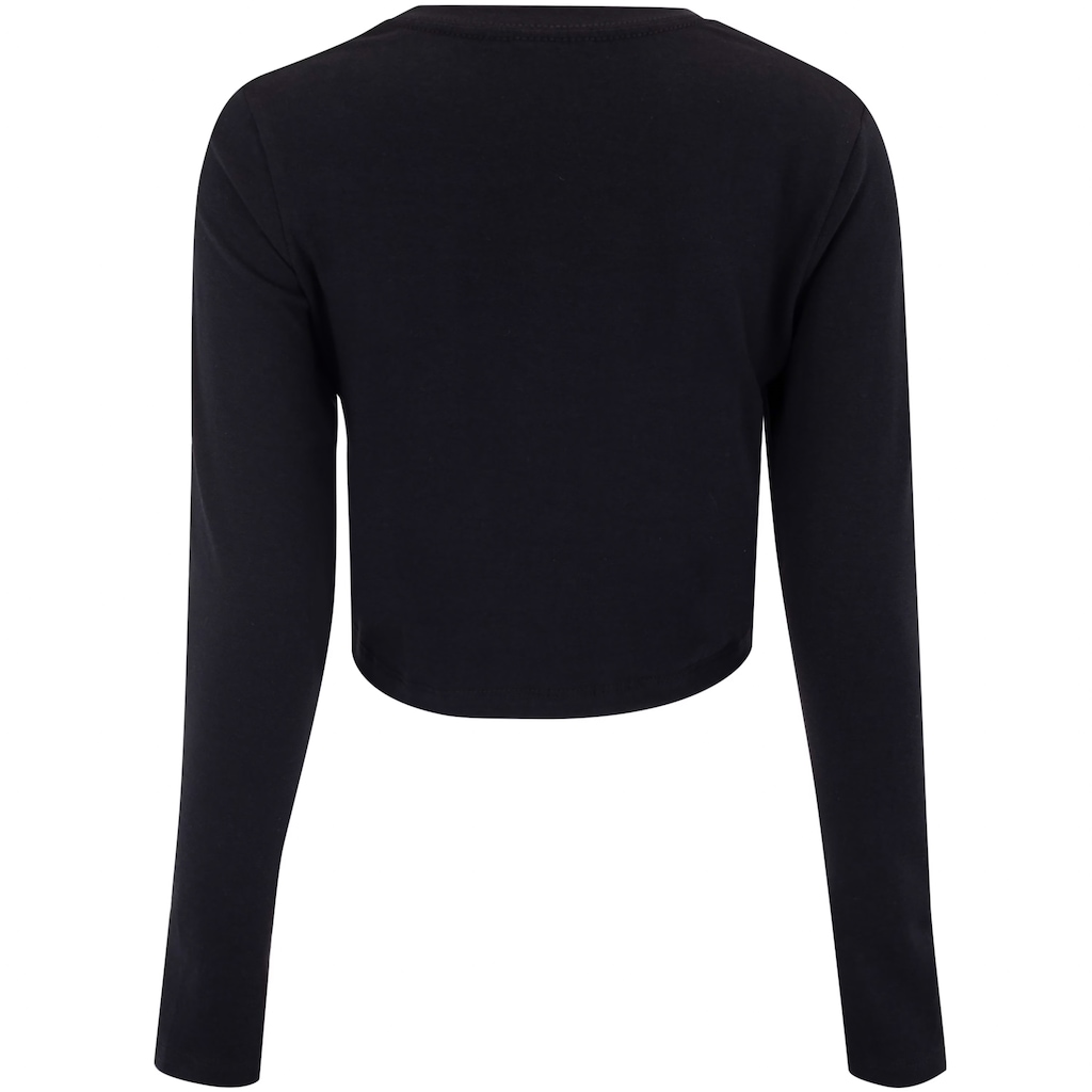 Imagem 2 do produto Blusa Cropped Feminina ASICS Manga Longa Cava Tradicional