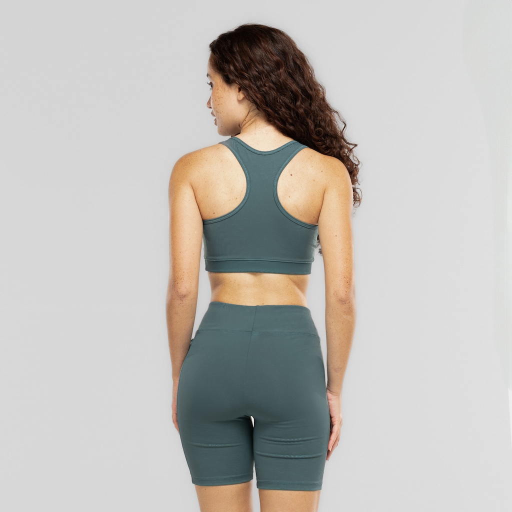 Imagem 2 do produto Top Fitness com Bojo Removível ASICS Basic Logo Média Sustentação Adulto