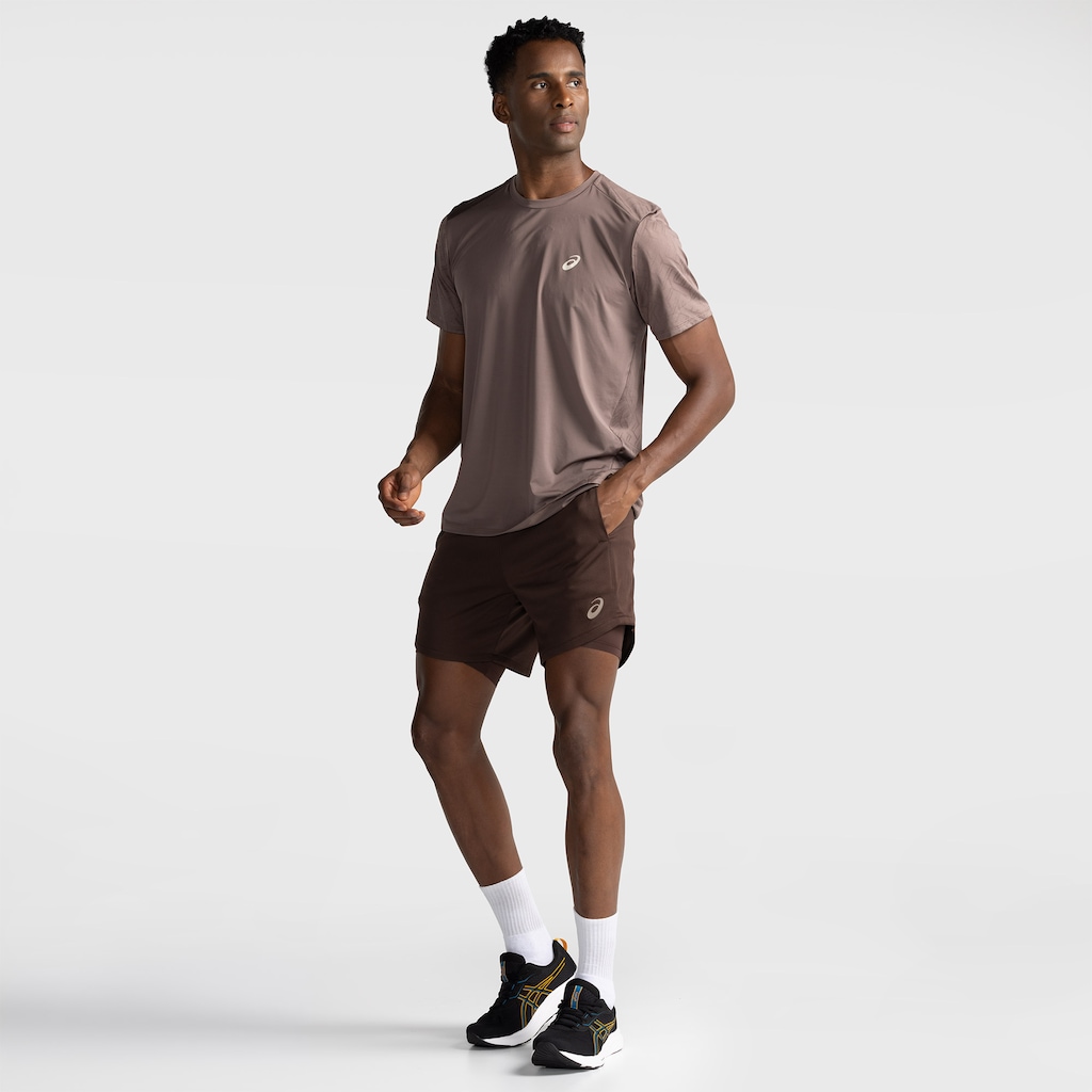 Imagem 3 do produto Camiseta Masculina ASICS Manga Curta Jacquard Antiodor Cava Tradicional