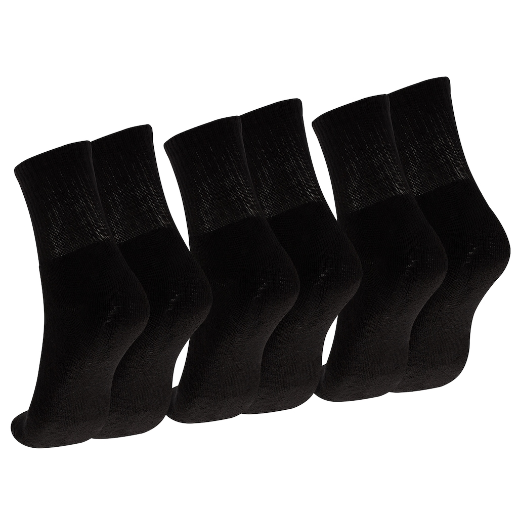 Imagem 2 do produto Kit de Meias Cano Médio Oxer com 3 Pares Atoalhada Tamanho 34 a 38 Adulto
