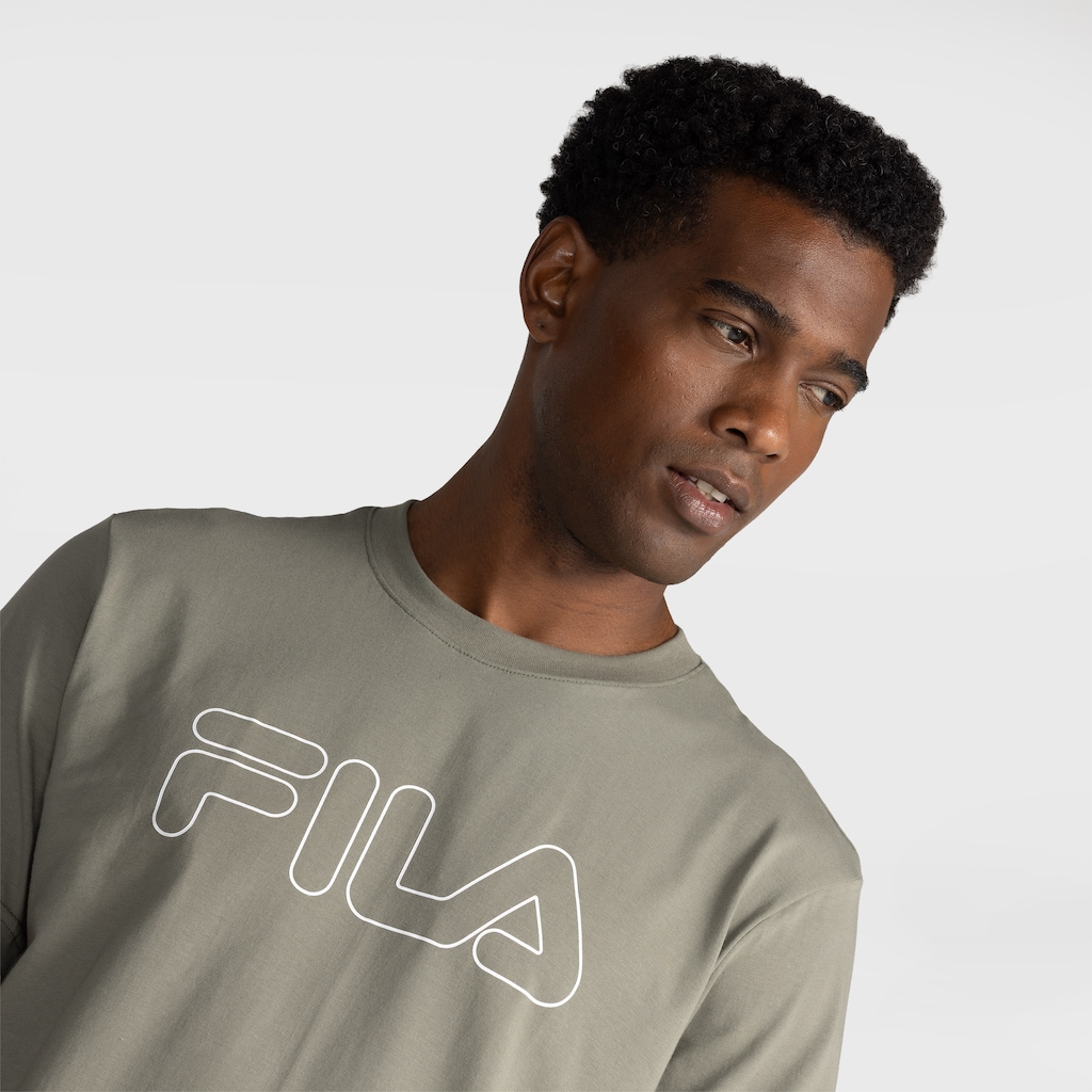 Imagem 4 do produto Camiseta Masculina Fila Manga Curta Letter Outline