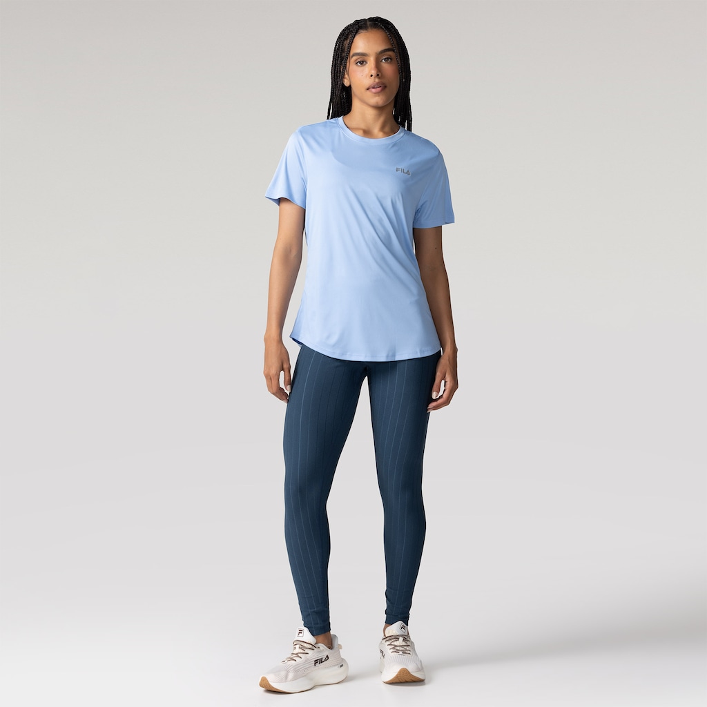 Imagem 3 do produto Camiseta Feminina Fila Manga Curta Basic Sports Polygin