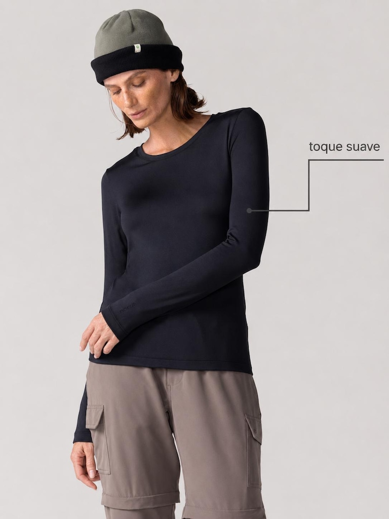 Imagem 2 do produto Camiseta Feminina Nord Manga Longa Segunda Pele Skin