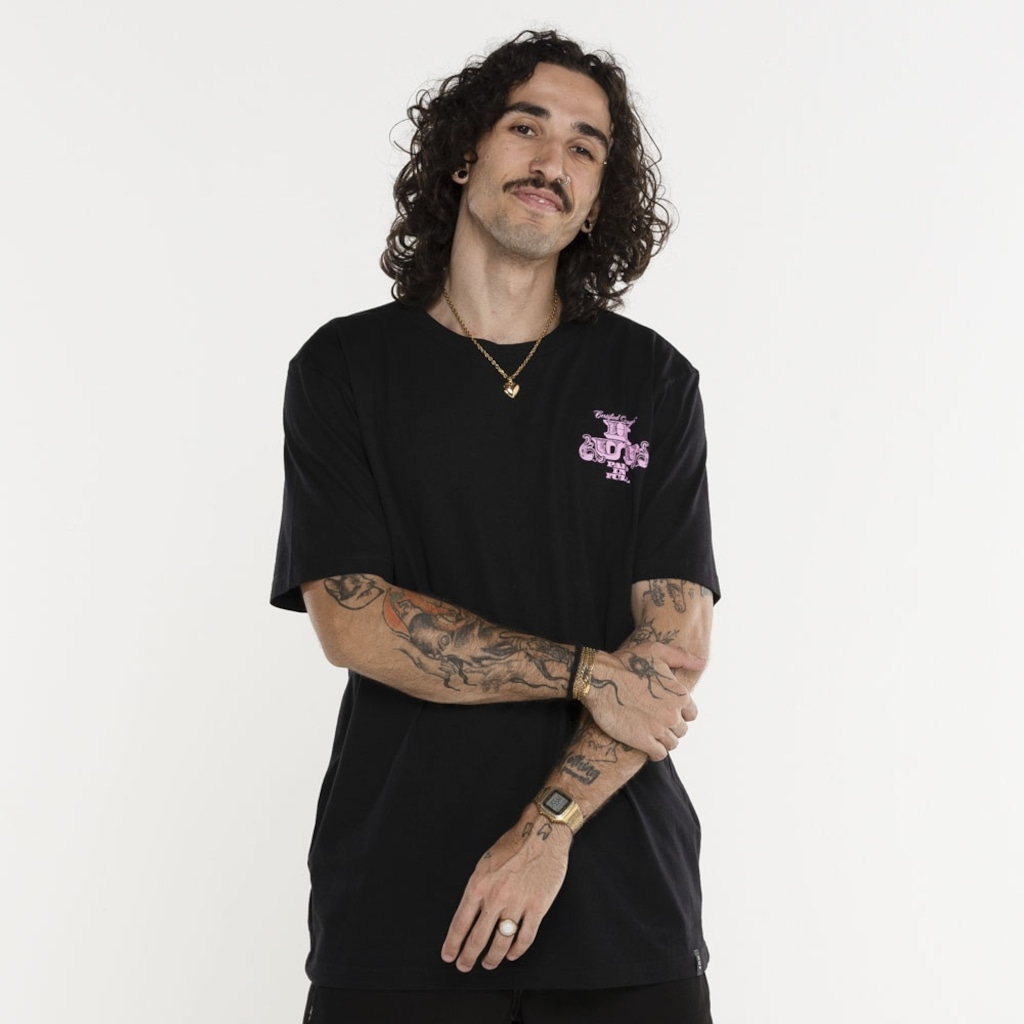 Imagem 2 do produto Camiseta HUF Manga Curta Paid in Full SS