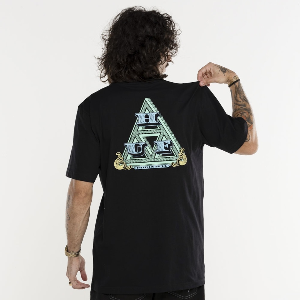 Imagem 3 do produto Camiseta HUF Manga Curta Paid in Full SS