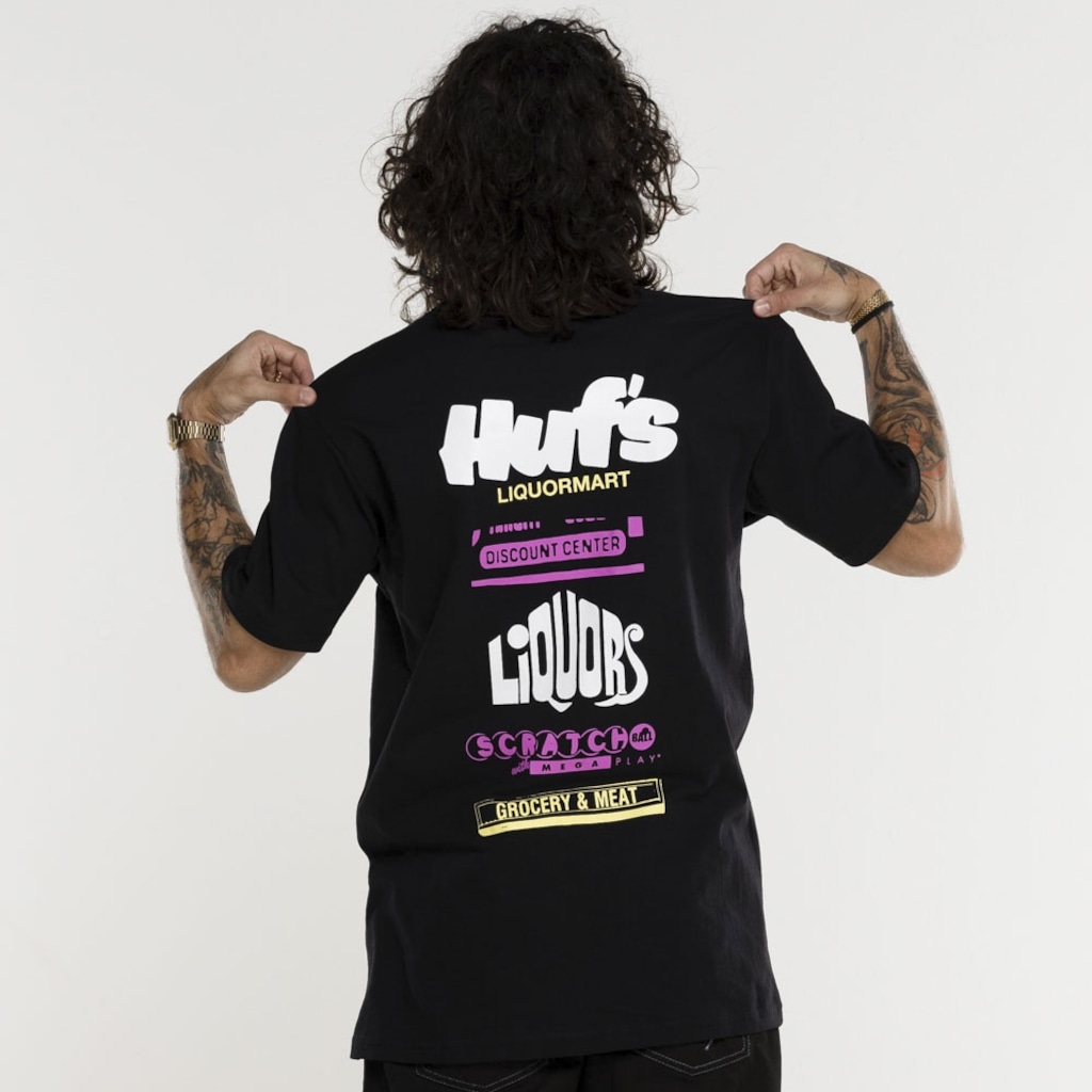Imagem 3 do produto Camiseta HUF Manga Curta Liquormart SS