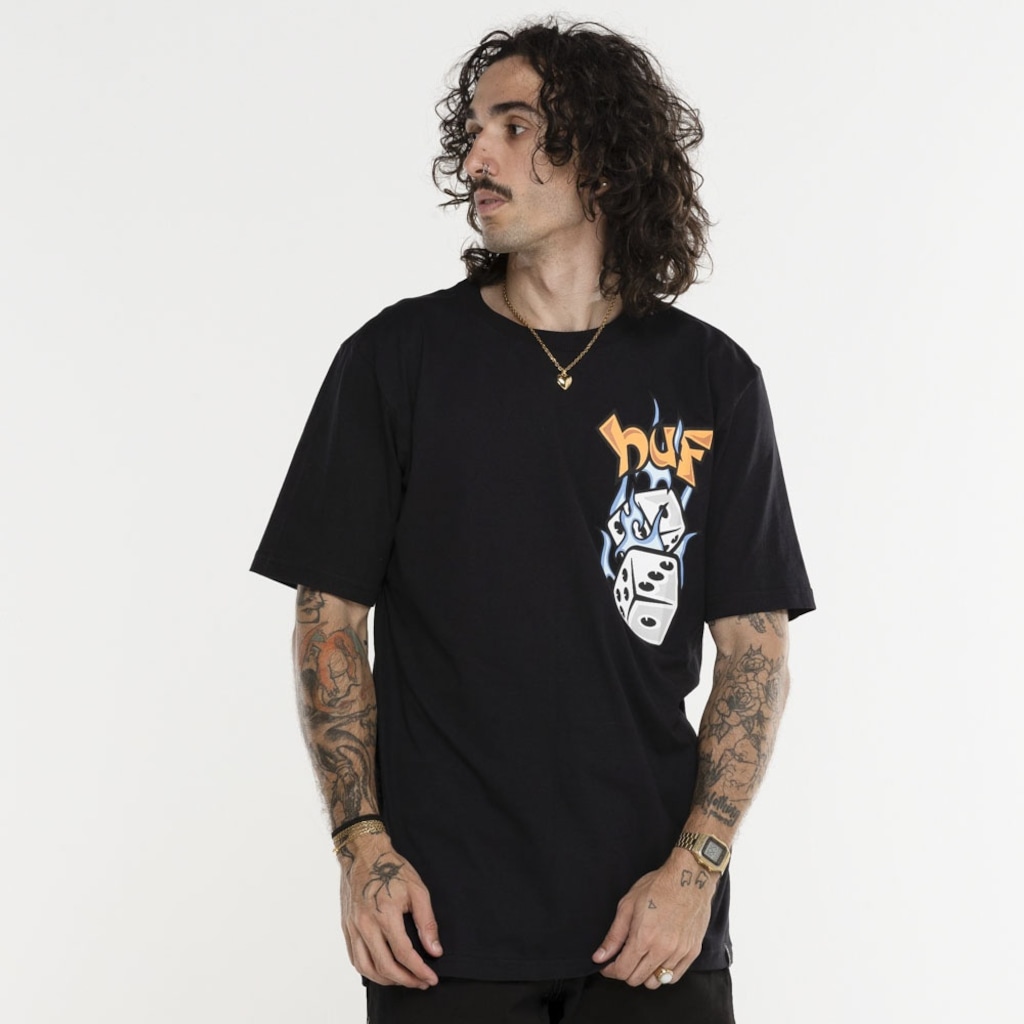 Imagem 2 do produto Camiseta HUF Manga Curta Dicey SS