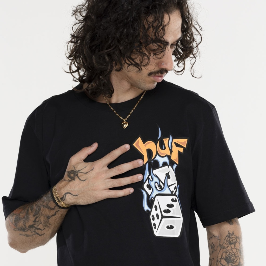 Imagem 4 do produto Camiseta HUF Manga Curta Dicey SS