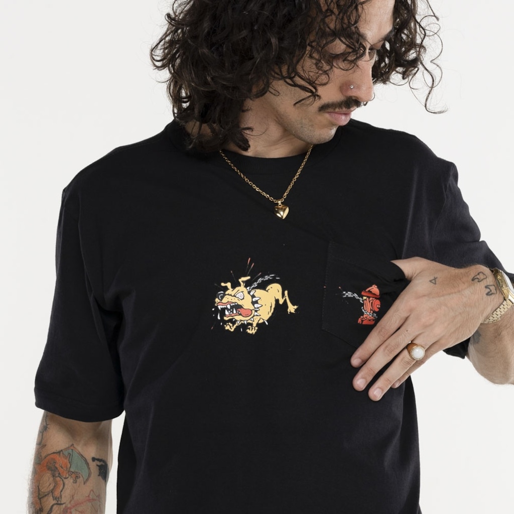 Imagem 4 do produto Camiseta HUF Manga Curta Junkyard Dog SS Pocket