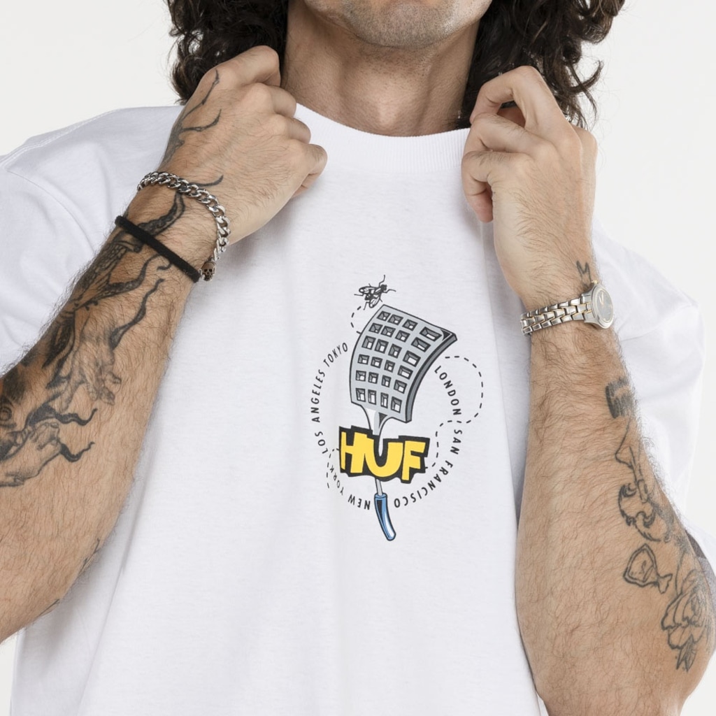 Imagem 4 do produto Camiseta HUF Manga Curta Swart Team SS