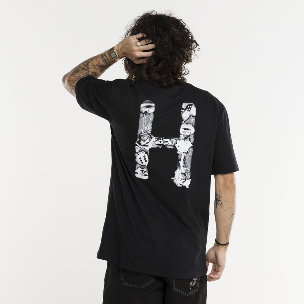 Imagem 3 do produto Camiseta HUF Manga Curta H-ST SS