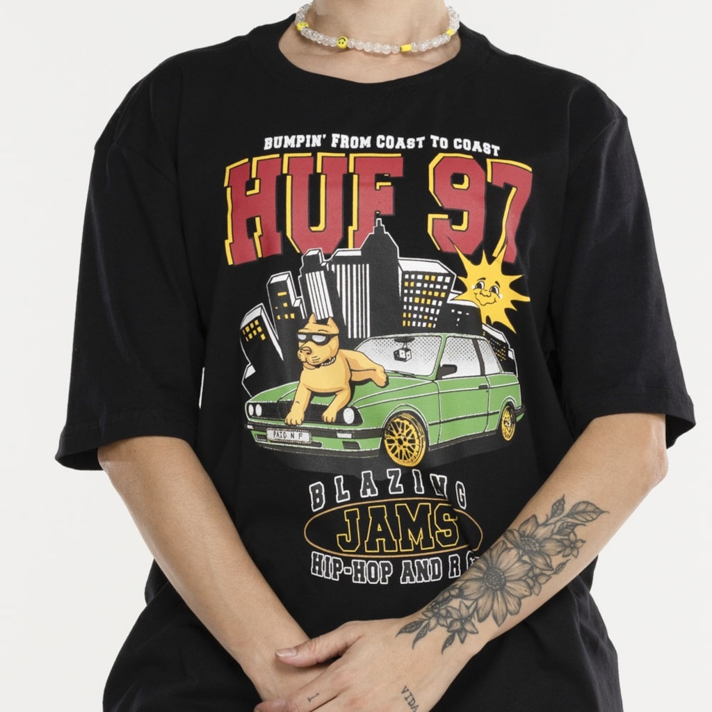 Imagem 3 do produto Camiseta HUF Manga Curta Blazing Jam SS