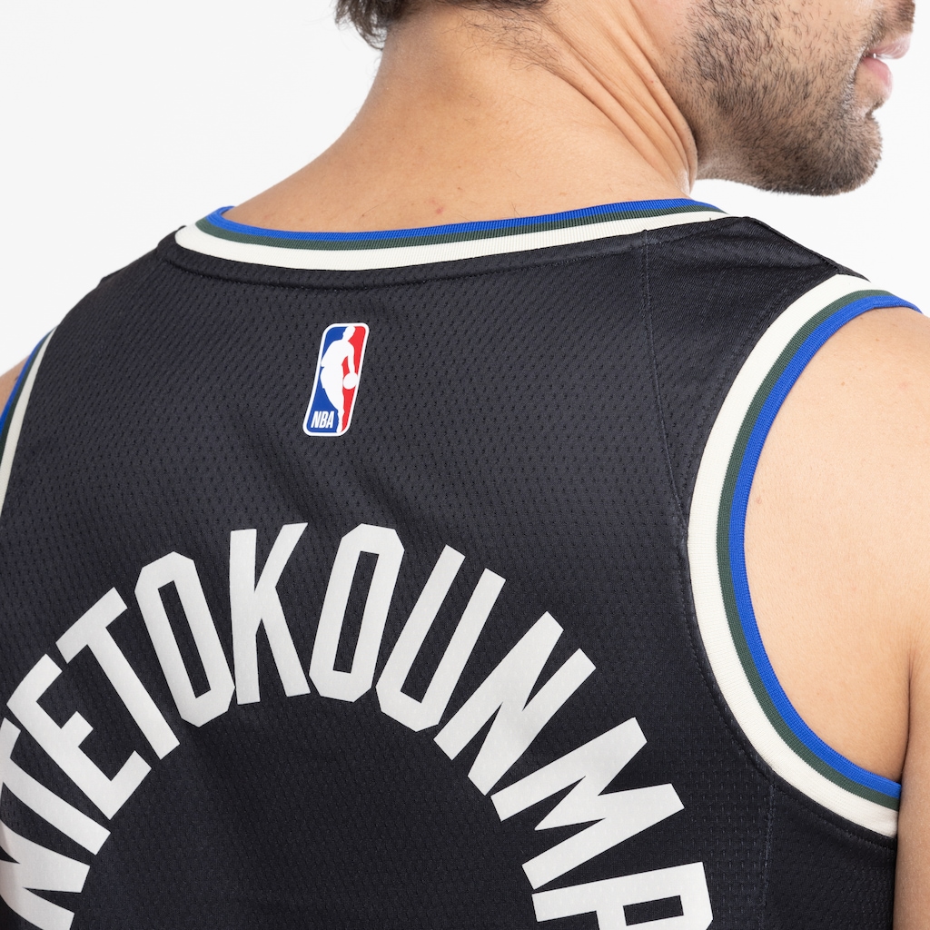 Imagem 4 do produto Camiseta Regata do Milwaukee Bucks Nike Masculina Dri-Fit Icon 23