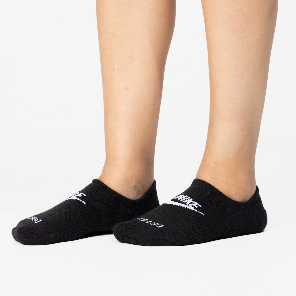 Imagem 3 do produto Kit de Meias Nike Everyday Plus Cushioned Footie com 3 Pares Adulto