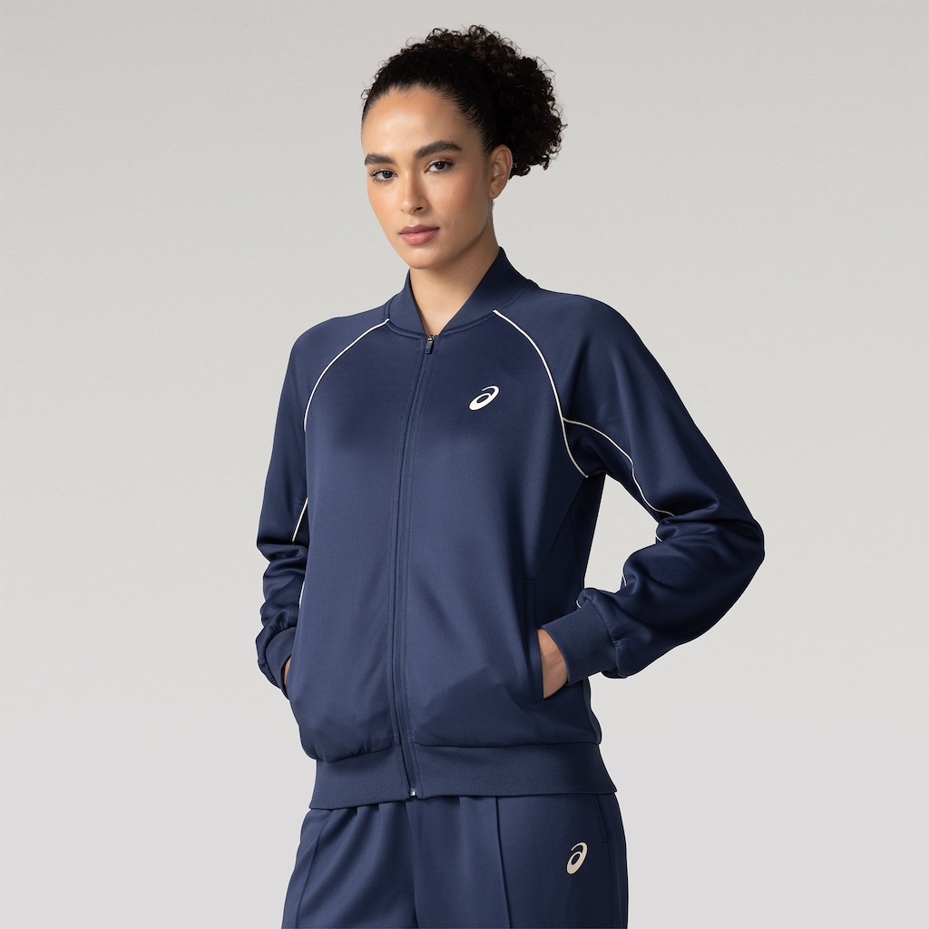 Imagem 3 do produto Conjunto de Agasalho Feminino ASICS Recortes Vivos