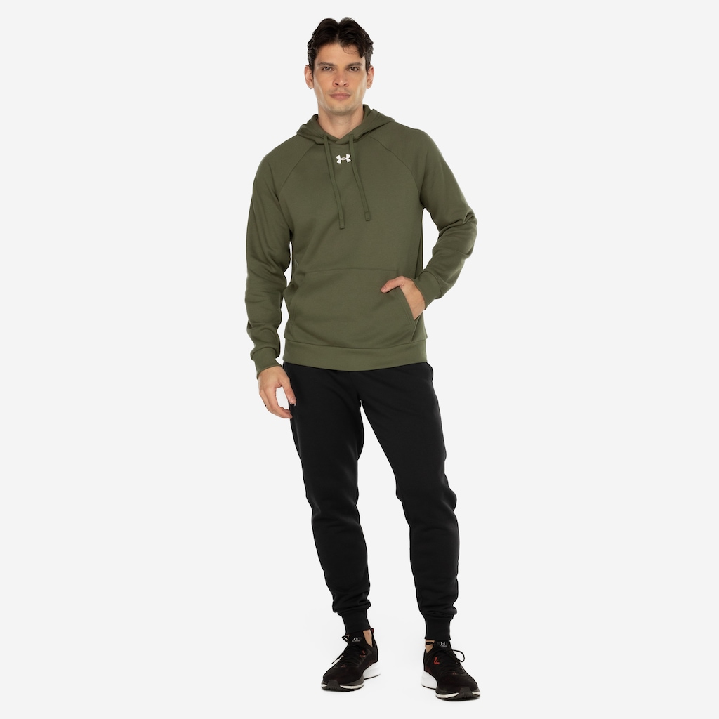 Imagem 3 do produto Blusa de Moletom Masculina Under Armour com Capuz Rival Fleece
