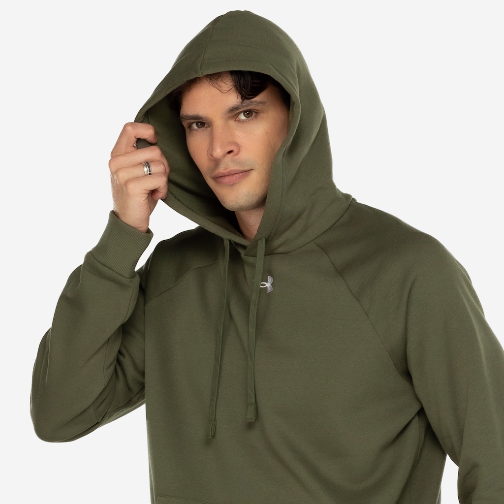 Imagem 4 do produto Blusa de Moletom Masculina Under Armour com Capuz Rival Fleece