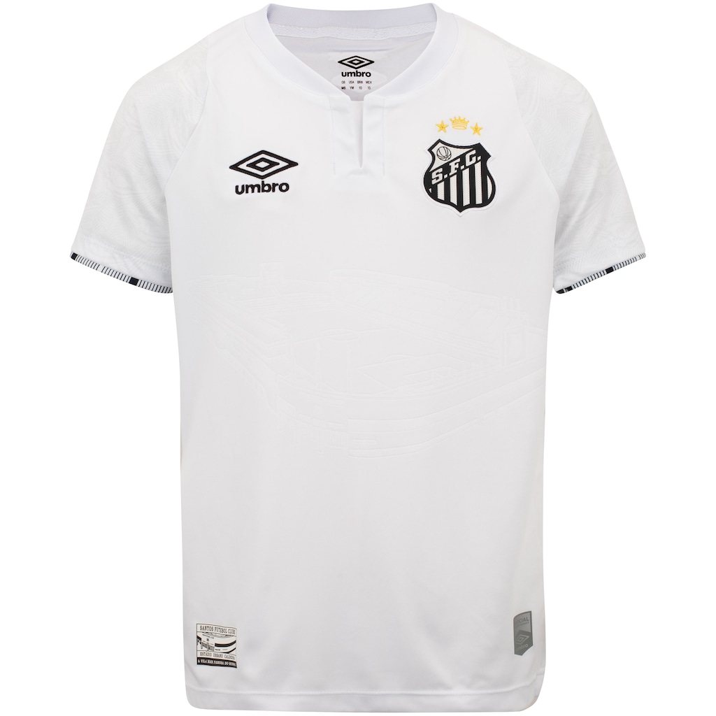 Imagem 1 do produto Camisa do Santos I 24 Umbro Juvenil Torcedor