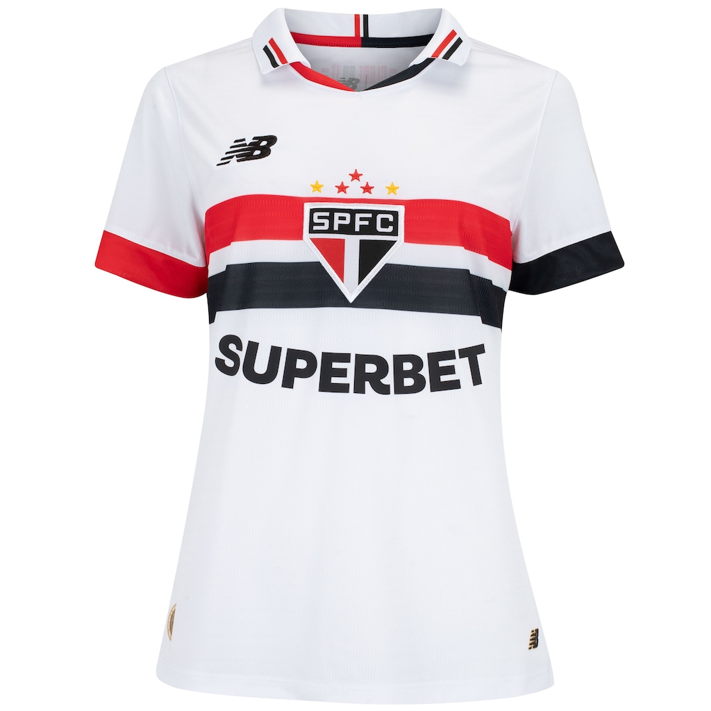 Imagem 1 do produto Camisa do São Paulo I 24 New Balance Feminina Torcedor