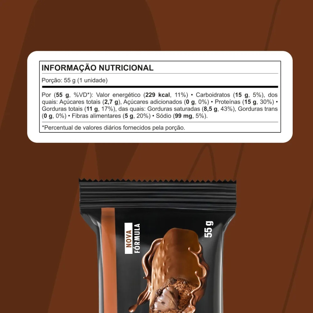 Imagem 2 do produto Barra de proteina Yopro sabor Chocolate - Unidade