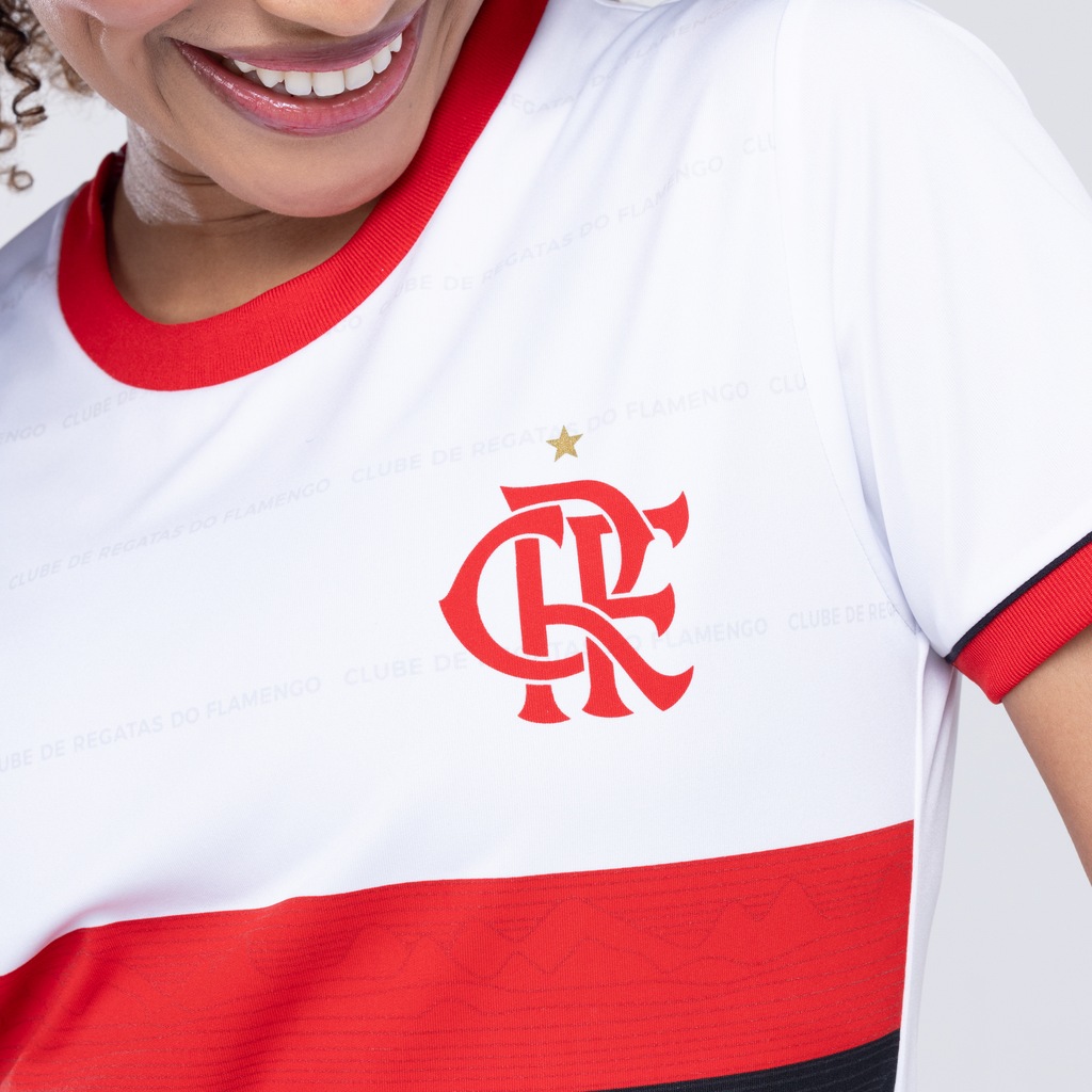 Imagem 3 do produto Camiseta do Flamengo Braziline Feminina Fern