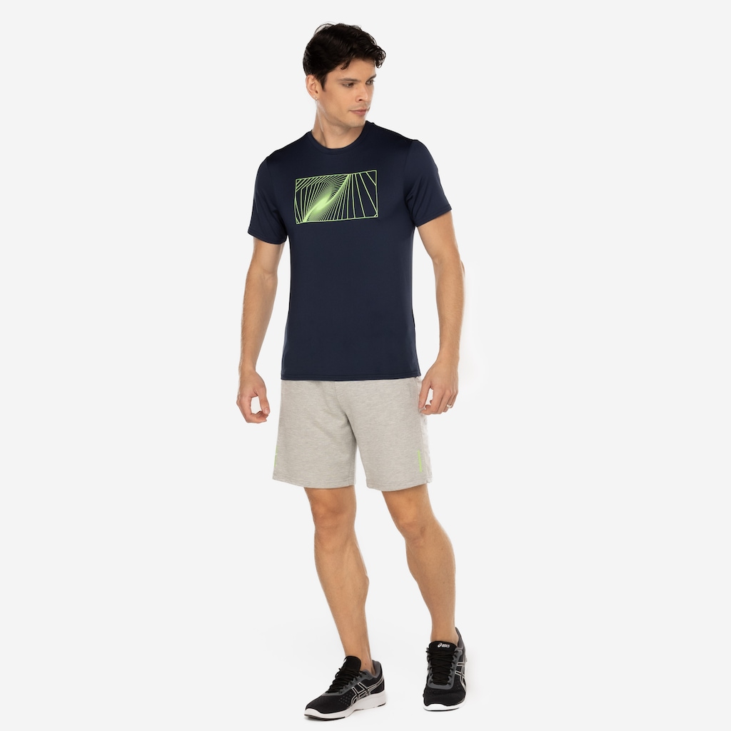 Imagem 4 do produto Bermuda Masculina Oxer Moletom Recorte