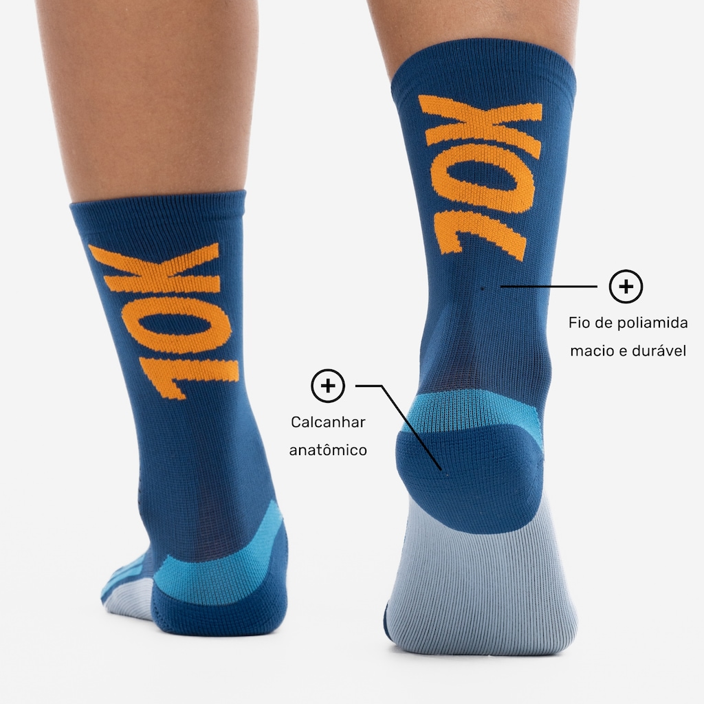 Imagem 3 do produto Meia Para Corrida Rally Crew 10k Cano Alto Tamanho 34-38 ASICS Adulto